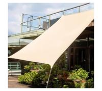 Voile d'ombrage rectangulaire en forme de vague, protection solaire à 95 %, tissu respirant pour jardin, terrasse, extérieur (1 pièce)