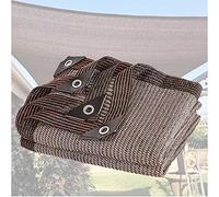 Voile d'ombrage rectangulaire en polyéthylène haute densité durable avec protection UV 90 % - Pour jardin, terrasse, balcon, camping, voiture - Divers - 1 x 1 m à 5 x 8 m