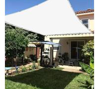 Voile d'Ombrage Rectangulaire Étanche 2.6x5m Voiles Ombrages Rectangulaire, Polyester Protection UV Solaire pour Jardin Balcons Terrasse Pergola avec Oeillet Cordon