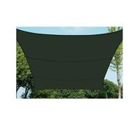 Voile d'ombrage rectangulaire - Gris anthracite - Toile solaire 3 x 4 m