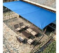 Voile D'ombrage Rectangulaire Imperméable, 3x4M Toile Ombrage Rectangulaire Filet D'ombrage Bâche Ombrage Protection UV Solaire pour Jardins Balcons Pergola Terrasse - Bleu