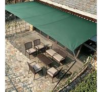 Voile D'ombrage Rectangulaire Imperméable, 4.9x6.7M Toile Ombrage Rectangulaire Filet D'ombrage Bâche Ombrage Protection UV Solaire pour Jardins Balcons Pergola Terrasse - Vert