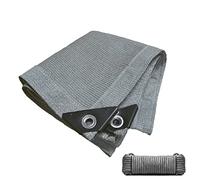 Voile D'Ombrage Rectangulaire Imperméable, Bâche en Maille Résistante Aux UV À 90%, avec Œillets, pour Serre, Jardin, Terrasse et Chenil - Gris 1,5 X 2 M