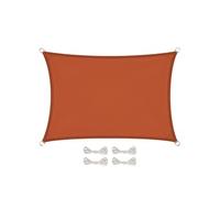 Linxor - Voile d'ombrage rectangulaire pour terrasse, Jardin, Toile imperméable et résistant UV - Plusieurs Tailles et Coloris