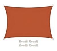 Linxor - Voile d'ombrage rectangulaire pour terrasse, Jardin, Toile imperméable et résistant UV - Plusieurs Tailles et Coloris