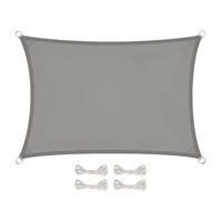 Linxor - Voile d'ombrage rectangulaire pour terrasse, Jardin, Toile imperméable et résistant UV - Plusieurs Tailles et Coloris