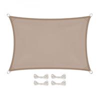 Linxor Voile d'ombrage rectangulaire pour terrasse & jardin imperméable anti-UV – Plusieurs tailles