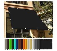 Voile d'ombrage rectangulaire imperméable et Anti-UV for Balcon (6,5 x 10 m) - 98% Anti-UV - for fêtes et événements en extérieur - Corde Incluse - Tissu doré Durable(Tender Green,3.5x7m(11.48x22.97f
