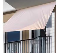 Voile d'ombrage rectangulaire imperméable et anti-UV pour extérieur, 3 x 5 m, idéal pour terrasse, jardin, terrasse, abri d'auto, aire de jeux et plus encore