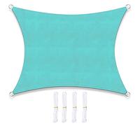 Voile d'ombrage rectangulaire imperméable pour extérieur, 3 x 6 m, pour jardin, cour, piscine, abris d'auto - Protection UV pour un confort extérieur amélioré, 3 x 6 m