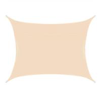Voile d'ombrage rectangulaire imperméable pour extérieur, terrasse, jardin, balcon, comprend et cordes, pare-soleil d'extérieur parfait (3,2 x 4 m)