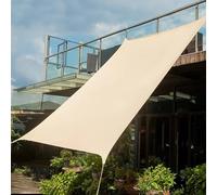 Voile d'ombrage rectangulaire imperméable pour l'extérieur et les voitures - Résistant aux intempéries - Avec coins renforcés - Perméable à l'air - 800 x 1400 cm