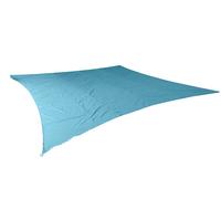 Voile d'ombrage rectangulaire - Polyester - Bleu - 180g/m2 - 5x5m