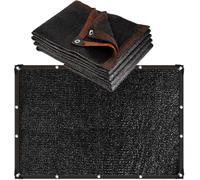 Voile d'ombrage rectangulaire pour extérieur 85 % anti-UV avec œillets inclus, parfait pour terrasse, jardin, pelouse et jardin (4 x 6 m)