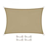 Linxor - Voile d'ombrage rectangulaire pour terrasse, Jardin, Toile imperméable et résistant UV - Plusieurs Tailles et Coloris