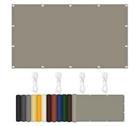 Voile d'ombrage rectangulaire réglable - 220 x 310 cm - Auvent de terrasse durable avec attaches pour activités de plein air, jardin, jardin, jardin, kaki