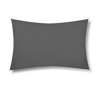 Voile d'ombrage rectangulaire RIVAGE Ardoise - 3 x 2 m - Qualité Premium