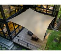 JARDILINE Voile d'ombrage rectangulaire Rivage Grège - 4 x 3 m - Qualité Premium