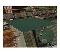 Voile d'ombrage rectangulaire robuste en polyéthylène haute densité 185 g avec kit de matériel - Protection UV et blocage du soleil pour une couverture maximale