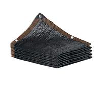 Voile d'ombrage résistant aux UV - Taux d'ombre à 90 % - Filet de protection durable avec œillets, parfait pour serres, abris d'auto et solutions d'intimité extérieure (6 x 8 m)