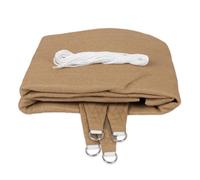 Voile d'ombrage Respirant, Crème 3 x 5 m