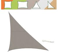 Voile d'ombrage respirant Protection UV Note de test 1.4 nombreuses couleurs Gris 5x5x7 m