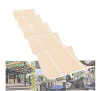 Voile d'ombrage rétractable à tension de câble résistant à 90 % aux UV pour terrasse, pergola et balcon, idéal pour auvent extérieur et solutions de protection solaire