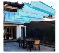 Voile d'ombrage rétractable avec protection UV - Robuste et coupe-vent - Voile de rechange pour pergola pour extérieur - 1,6 x 4 m (l x L x L)