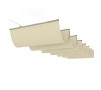 Voile d'ombrage rétractable en forme de U pour terrasse, pergola, jardin et véranda - Pare-soleil pour un meilleur confort dans le jardin