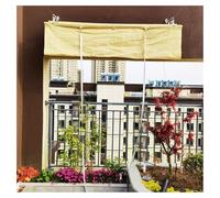 Voile d'ombrage rétractable et respirante pour patio et terrasse - 2,2 x 12 m - Auvent de rechange pour extérieur