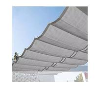 Voile d'ombrage rétractable - Housse d'auvent amovible pour terrasse, porche, patio - Solution parfaite d'ombre pour pergola