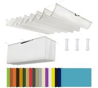 Voile d'ombrage rétractable, imperméable et résistant aux UV - Résistant à la déchirure avec œillets et corde pour terrasse, jardin, plage - Pare-soleil élégant pour une protection solaire ultime