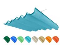 Voile d'ombrage rétractable imperméable pour pergola d'extérieur avec kit de montage, idéal pour jardin, terrasse et véranda.