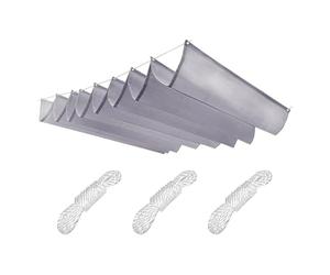 Voile d'ombrage rétractable, imperméable, protection solaire pour jardin, pergola, panneau d'auvent réglable, abri rafraîchissant pour balcon, cour, terrasse, jardin, piscine, barbecue