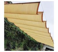 Voile d'ombrage rétractable ondulée, Pare-Soleil ondulé en U, Store Enrouleur Coulissant en U, Voile d'ombrage rétractable imperméable pour extérieur, pour pergola, Porche, terrasse, Jardin