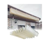 Voile d'ombrage rétractable ondulée, Protection Solaire résistante aux UV, Couverture de Remplacement for pergola, Porche, terrasse, Jardin, Personnalisable(W3*L4m/W9.84*L13.12ft)