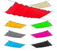 Voile d'ombrage rétractable - Pergola - Imperméable - Protection solaire - Jardin - Réglable - 100 % protection contre les rayons UV - L : 300 cm - L : 600 cm - Rouge