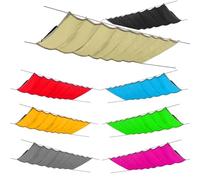 Voile d'ombrage rétractable - Pergola - Imperméable - Protection solaire - Jardin - Réglable - 100 % protection contre les rayons UV - L : 300 cm - L : 600 cm - Beige