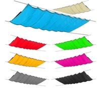 Voile d'ombrage rétractable - Pergola - Imperméable - Protection solaire - Pour le jardin - Réglable - 100 % protection contre les rayons UV - L : 300 cm - L : 600 cm - Bleu