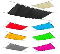 Voile d'ombrage rétractable - Pergola - Imperméable - Protection solaire - Pour le jardin - Réglable - 100 % protection contre les rayons UV - L : 150 cm - L : 400 cm - Anthracite