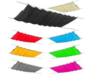 Voile d'ombrage rétractable - Pergola - Imperméable - Protection solaire - Pour le jardin - Réglable - 100 % protection contre les rayons UV - L : 150 cm - L : 400 cm - Anthracite