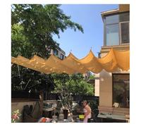 Voile d'ombrage rétractable pour extérieur, jardin, pergola, auvent en polyéthylène haute densité - Voile ondulée réglable pour patio et terrasse - 2,8 x 9 m (l x L)