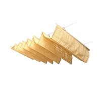 Voile d'ombrage rétractable pour terrasse 1,5 x 6 m - Housse de rechange avec câble en acier - Parfait pour l'extérieur - Pour jardin et terrasse