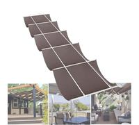 Voile d'ombrage rétractable - Protection UV à 90 % - Pour terrasse, pergola et balcon - Système de tension pour une ombre efficace - Idéal pour les espaces de vie en plein air