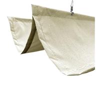 Voile d'ombrage Rétractable Rainproof Wave Telescopic Sunshade Sail Garden Sun Shading Canopy Outdoor Retractable Awning Pergolas Sunblock Shade Screen(Only Milky Sail,0.9x3m)
