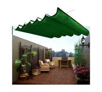 Voile d'ombrage rétractable - Résistant à la déchirure - Surface plate en maille - 1,5 x 9 m - Protection extérieure