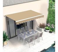 Voile d'ombrage rétractable résistant aux UV et à l'eau pour terrasse de cour et balcon, tissu d'ombrage durable pour protection extérieure