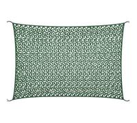 Voile d'ombrage réversible ""Camouflage"" 3 x 4m vert - Oviala