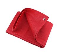 Voile D'ombrage Rouge 95% - Filet D'ombrage pour Serre 1x2.0m 1x3.0m 2x2.0m 2x3.0m 3x3.0m Maille Stabilisée Aux UV pour Entrepôt Chantier Abri Extérieur(1x2.0m(3.3'x6.6'))