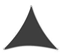 Voile D'Ombrage Solino Gris 180g/m² HDPE, Triangulaire, 5x5x5m
